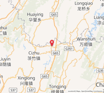 Map of Dawan, Chongqing