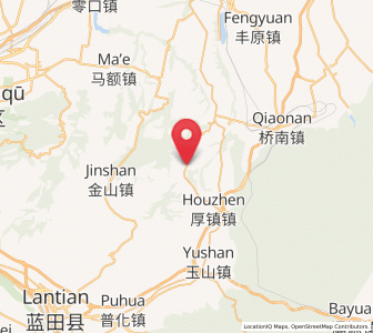Map of Dawang, Shaanxi