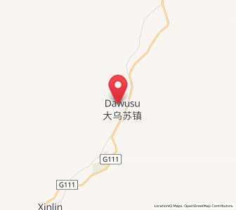 Map of Dawusu, Heilongjiang