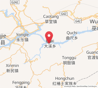 Map of Daxi, Chongqing