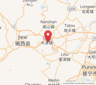 Map of Daxi, Guangdong