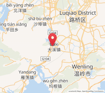 Map of Daxi, Zhejiang