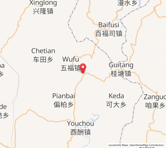 Map of Daxi, Chongqing
