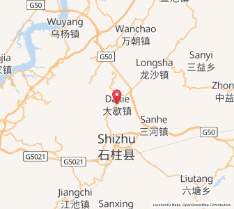 Map of Daxie, Chongqing