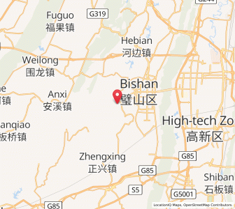 Map of Daxing, Chongqing