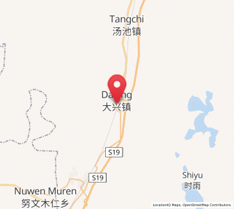 Map of Daxing, Heilongjiang