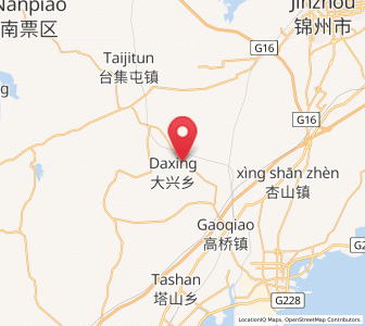 Map of Daxing, Liaoning