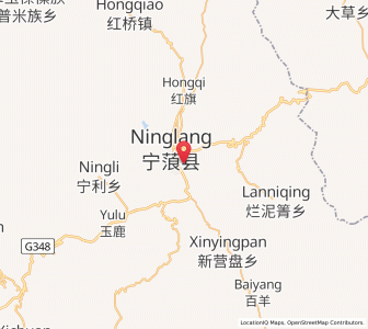 Map of Daxing, Yunnan