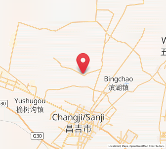 Map of Daxiqu, Xinjiang