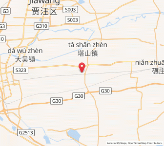 Map of Daxu, Jiangsu