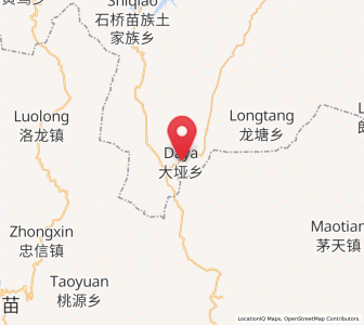 Map of Daya, Chongqing