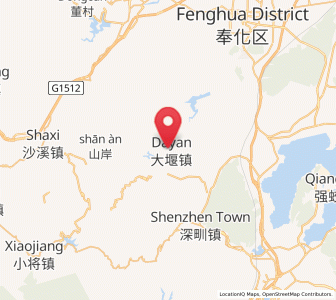 Map of Dayan, Zhejiang