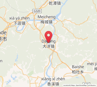 Map of Dayang, Zhejiang