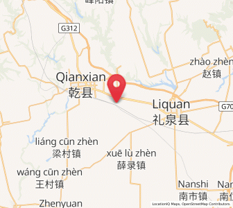 Map of Dayang, Shaanxi