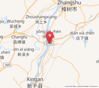 Map of Dayangzhou, Jiangxi
