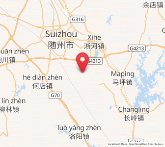 Map of Dayanpo, Hubei