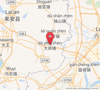Map of Daying, Anhui