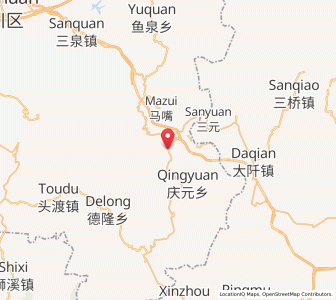 Map of Dayou, Chongqing