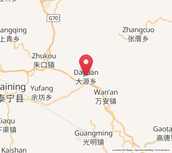 Map of Dayuan, Fujian