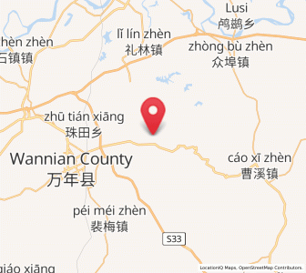 Map of Dayuan, Jiangxi
