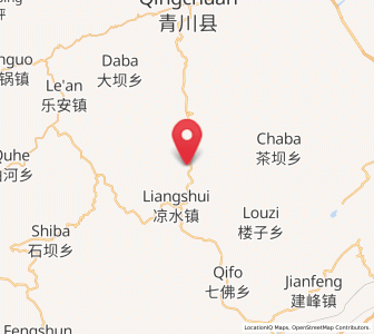 Map of Dayuanhuizu, Sichuan