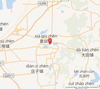 Map of Dazeshan, Shandong