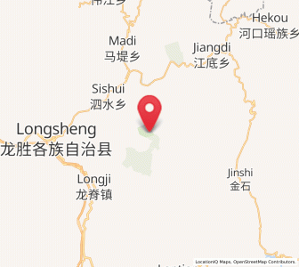 Map of Dazhaicun, Guangxi