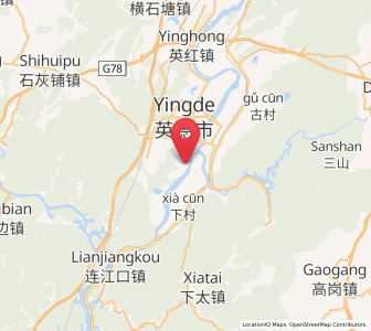 Map of Dazhan, Guangdong