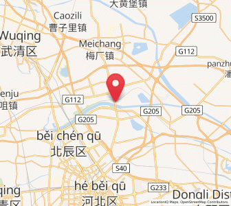Map of Dazhangzhuang, Tianjin
