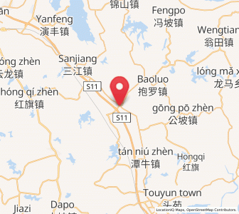 Map of Dazhipo, Hainan