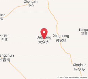 Map of Dazhong, Heilongjiang