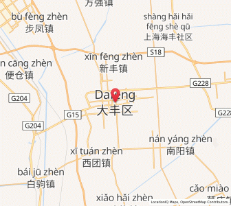 Map of Dazhong, Jiangsu