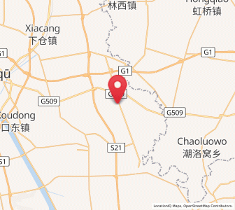 Map of Dazhongzhuang, Tianjin