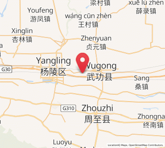 Map of Dazhuang, Shaanxi