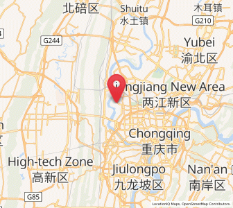 Map of Dazhulin, Chongqing