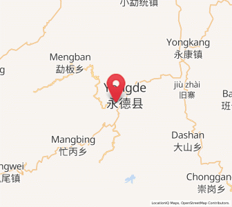 Map of Dedang, Yunnan