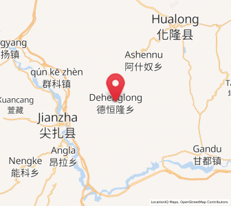 Map of Dehenglong, Qinghai