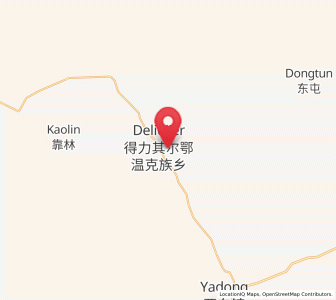 Map of Deliqi’er, Inner Mongolia