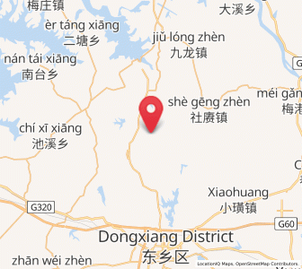Map of Dengdun, Jiangxi