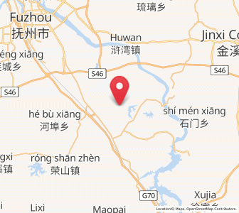 Map of Dengfang, Jiangxi