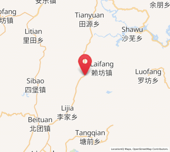 Map of Dengjia, Fujian