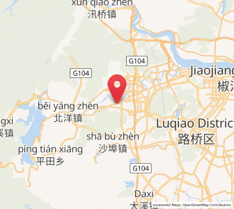 Map of Dengjiang, Zhejiang