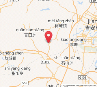 Map of Denglong, Jiangxi