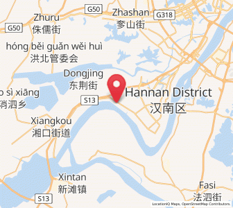 Map of Dengnan, Hubei