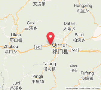 Map of Dengta, Anhui