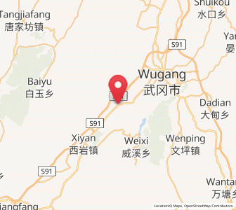 Map of Dengyuantai, Hunan