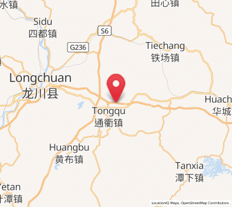 Map of Dengyun, Guangdong