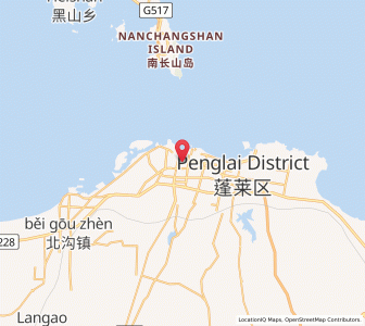 Map of Dengzhou, Shandong