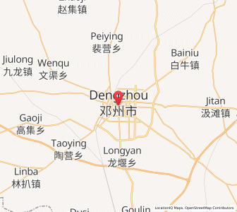 Map of Dengzhou, Henan