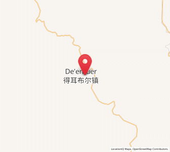 Map of Derbur, Inner Mongolia